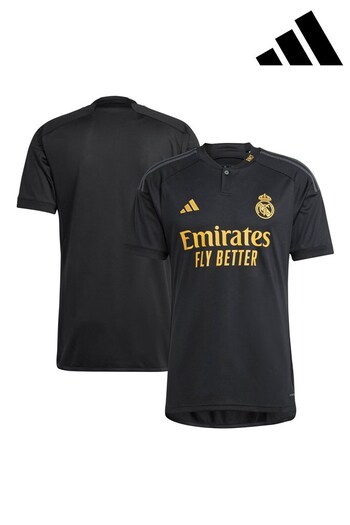adidas Black Real Madrid Third Shirt 2023-24 (216269) | £80