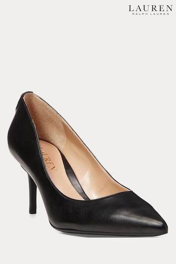 'Lauren Ralph Lauren Lanette Leather Court Heels (216277) | £139