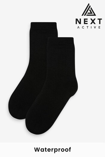 Black SneakersbeShops Active Sports Waterproof Ankle Socks (216606) | £42