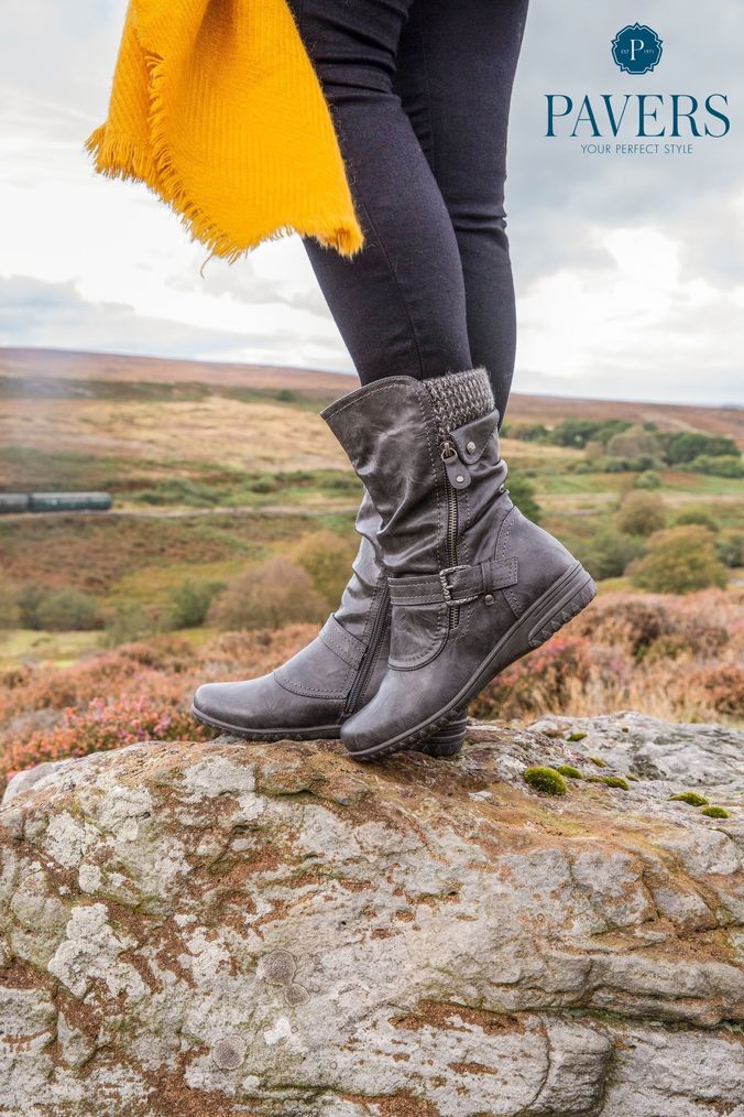 Next womens grey boots discount