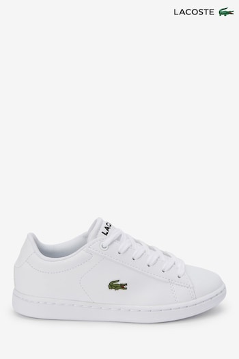 Lacoste bandouliere Child Infant White Trainers (217200) | £50