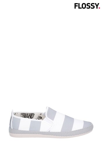 Flossy Grey Ninfa Slip-On Shoes (217437) | £37