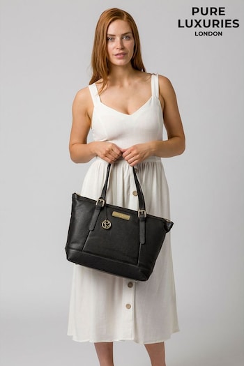 Pure Luxuries London Emily Leather Tote Bag (217815) | £69