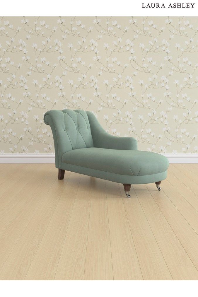 Mint green chaise lounge sale