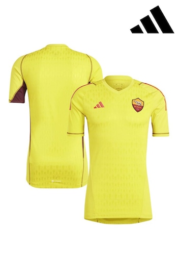 adidas Yellow Roma Goalkeeper Shirt 2023-24 (218188) | £70