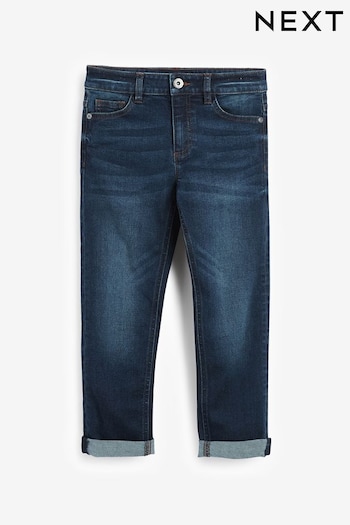 Indigo Regular Fit Cotton Rich Stretch Jeans (3-17yrs) (218472) | £13 - £18