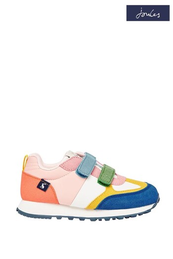 Joules Junior Blue Remini Touch And Close Trainers With EVA Sole (219571) | £29.95