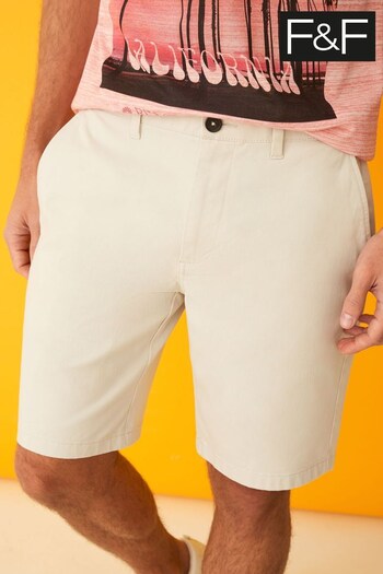 F&F Cream Chino Shorts (219578) | £18