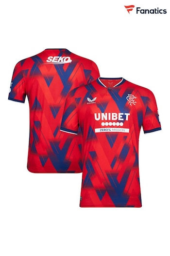 Fanatics Red Glasgow Rangers Fourth Pro Shirt 2023-24 (219621) | £115