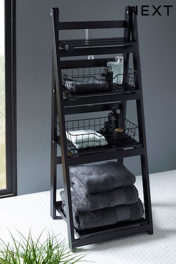 Black Storage Ladder With Baskets (219642) | £90