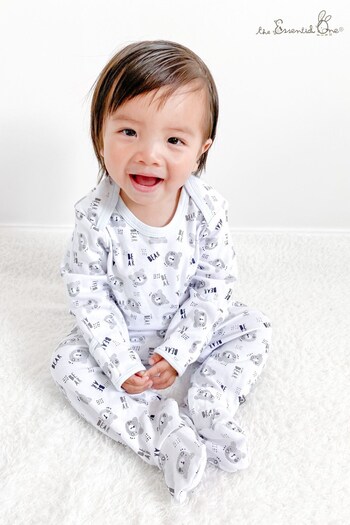 The Essential One Unisex Baby Sleepsuit With Bear Print (219836) | £15
