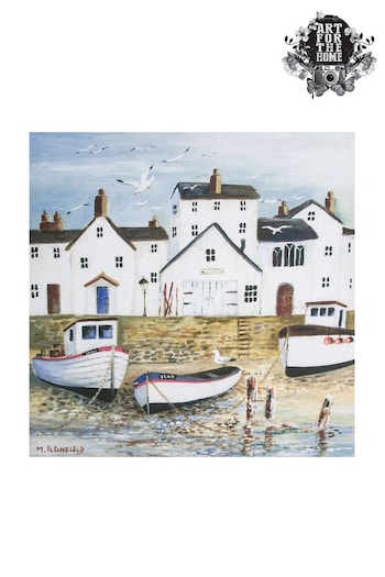 Art For The Home Blue Harbour Side Wall Art (220319) | £35