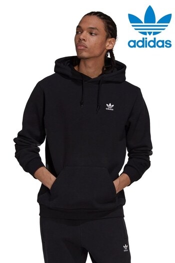 adidas blackwhite Originals Adicolor Essentials Trefoil Hoodie (220429) | £43