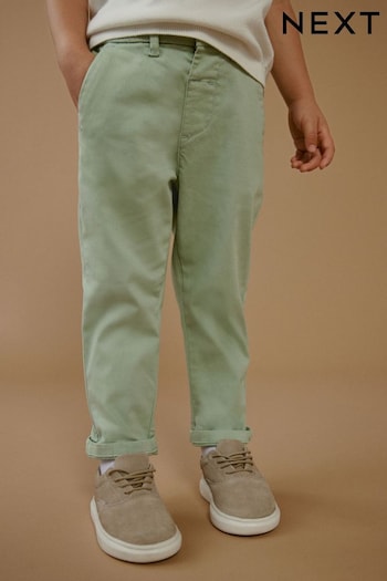 Mint Green Stretch Chinos Trousers Chancletas (3mths-7yrs) (220739) | £11 - £13