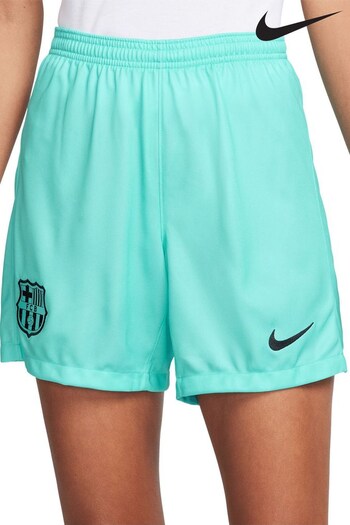 Nike Green Barcelona Third Stadium Shorts 2023-24 (220937) | £40