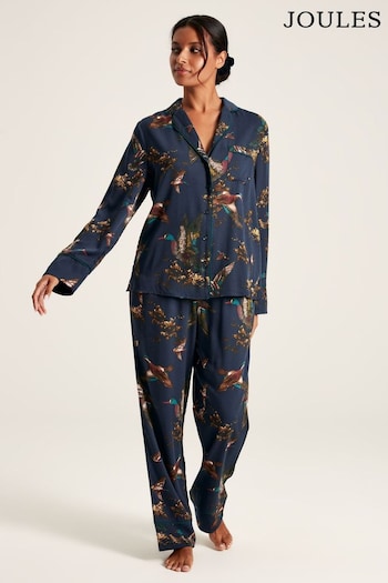 Joules Alma Navy Pyjama Set (221170) | £59.95