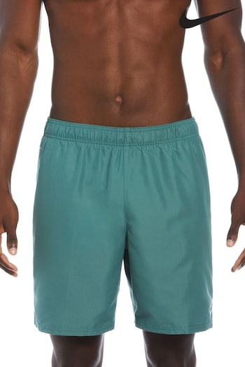 Nike Lowcate Green 7 Inch Essential Volley Swim Shorts (221202) | £30