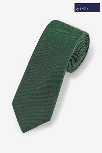 Joules Green Silk Tie (221377) | £25