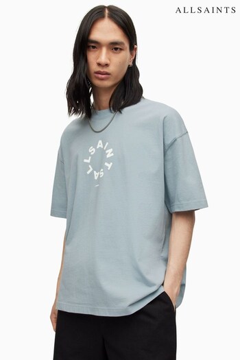 AllSaints Blue Tierra Crew T-Shirt (221638) | £55