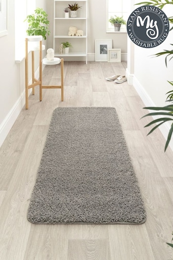My Rug Grey Washable And Stain Resistant And So Soft Textured Rug (221868) | £26 - £127