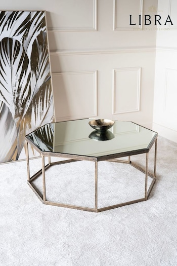 Libra Interiors Gold Sassari  Coffee Table (222342) | £780