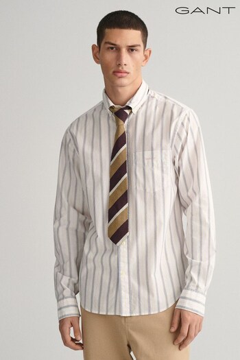 GANT Poplin Stripe Regular Fit Shirt (222885) | £95