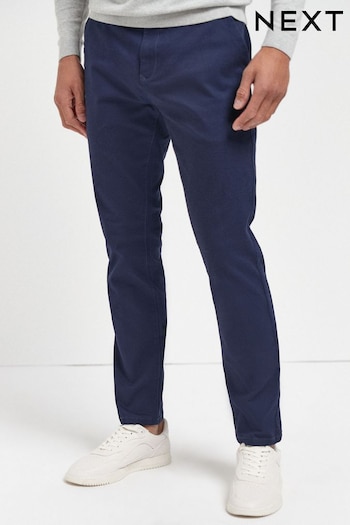 French Navy Slim Fit Stretch Chinos ruby Trousers (223289) | £22