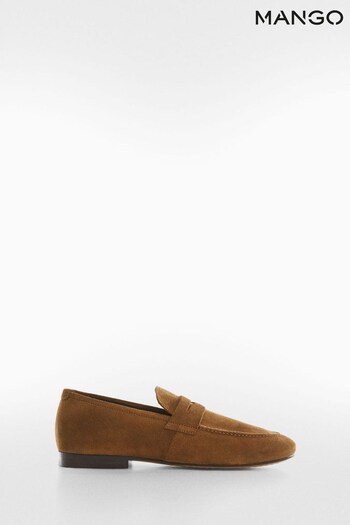 Mango Suede Leather Moccasin Shoes (223415) | £110
