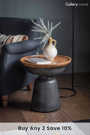 Gallery Home Black Side Table (223732) | £180