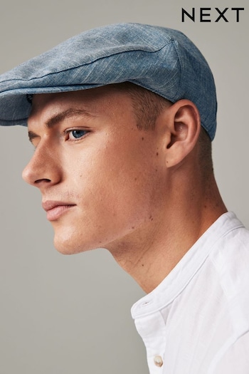 Blue Lightweight Flat Cap Low (223952) | £12