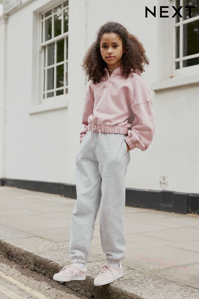 Kids grey joggers girls new arrivals