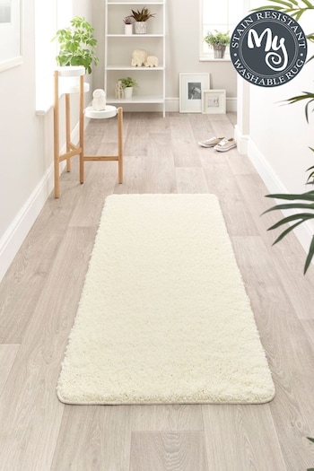 My Rug Ivory Washable And Stain Resistant And So Soft Textured Rug (223977) | £26 - £127
