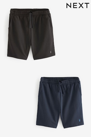 Black/Navy Blue Lightweight Shorts 2 Pack (224399) | £27