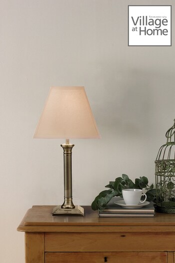 Village At Home Brass Nelson Table Lamp (224500) | £71