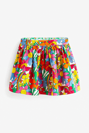 Little Bird by Jools Oliver Multi Reversible Floral Mini Skirt (224965) | £22 - £28