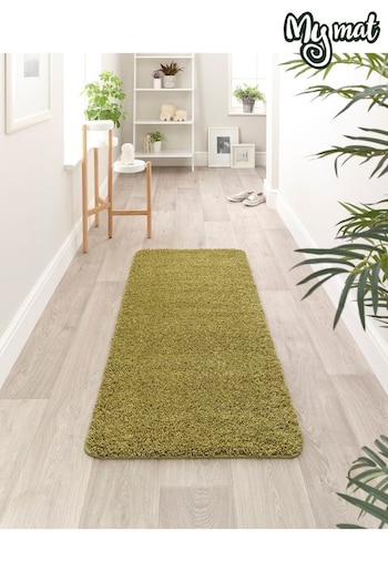 My Rug Olive Green Washable And Stain Resistant And So Soft Textured Rug (224995) | £26 - £127