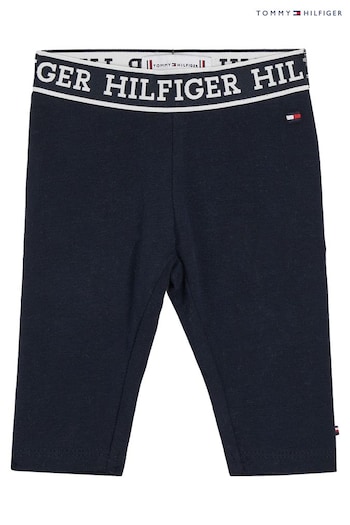 Tommy Hilfiger Newborn Baby Blue Leggings (225006) | £26