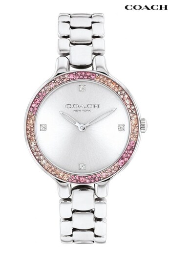 COACH Ladies Silver Tone Chelsea Watch (225213) | £225