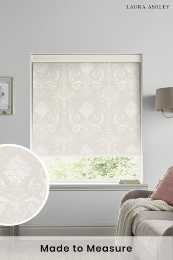 Laura Ashley Grey Josette Made To Measure Roller Blind (225511) | £58