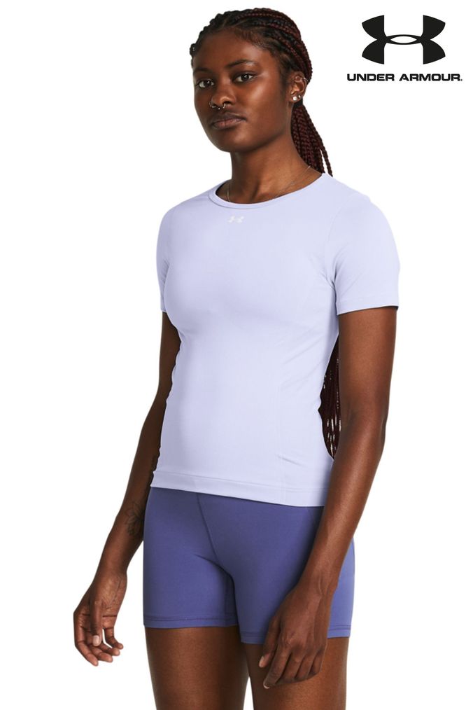 Under armour t shirts women shop blue