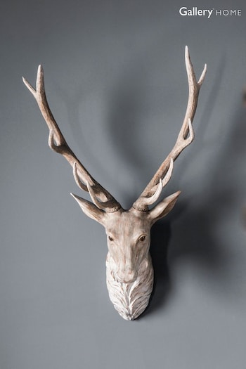 Gallery Home Grey Archie Stag Head (226004) | £145
