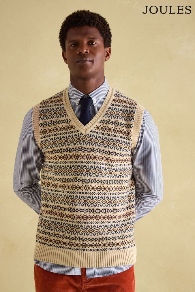 Mens sleeveless jumper next cheap
