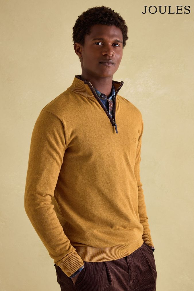 Next mens mustard jumper 2025