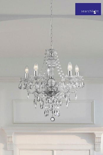 Searchlight Clear Lillie Clear 5Lt Pendant Ceiling Light (226787) | £67