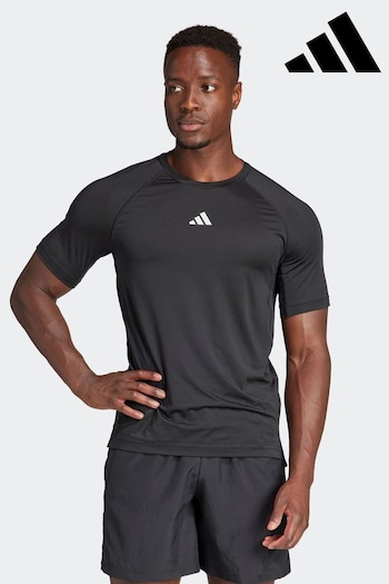 adidas face Black Gym+Training T-Shirt (227824) | £33