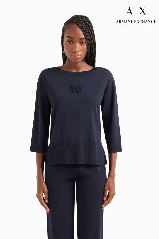 Buy Women s Jumpers Armani Exchange Knitwear Online Next UK