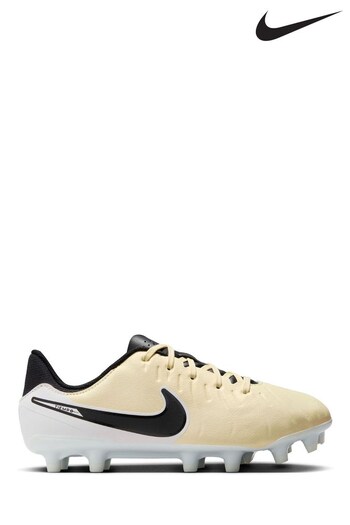 Nike Yellow Jr. Legend 10 Academy Firm Ground Football Boots LASOCKI (228167) | £60