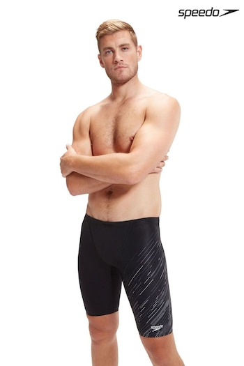 Speedo Mens Hyperboom V-Cut Jammer Black Swim Shorts (228228) | £42