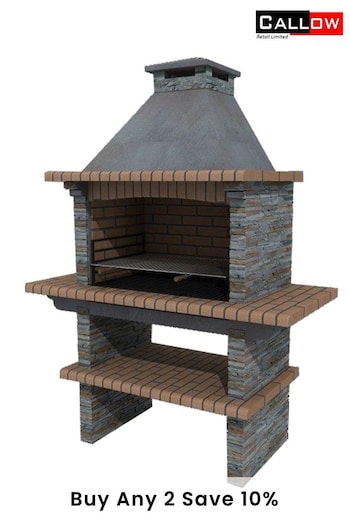 Callow Grey Garden Mediterrani Masonry Charcoal BBQ (228606) | £1,099