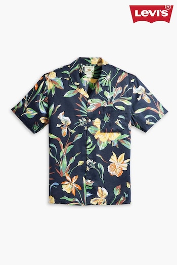 Levi's® Nepenthe Floral Navy Sunset Camp Shirt (228718) | £50
